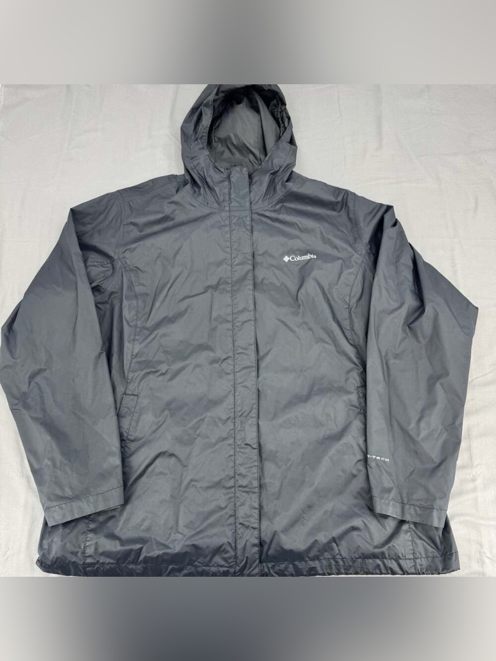 Columbia Omni-Tech Rain Jacket Black 2X